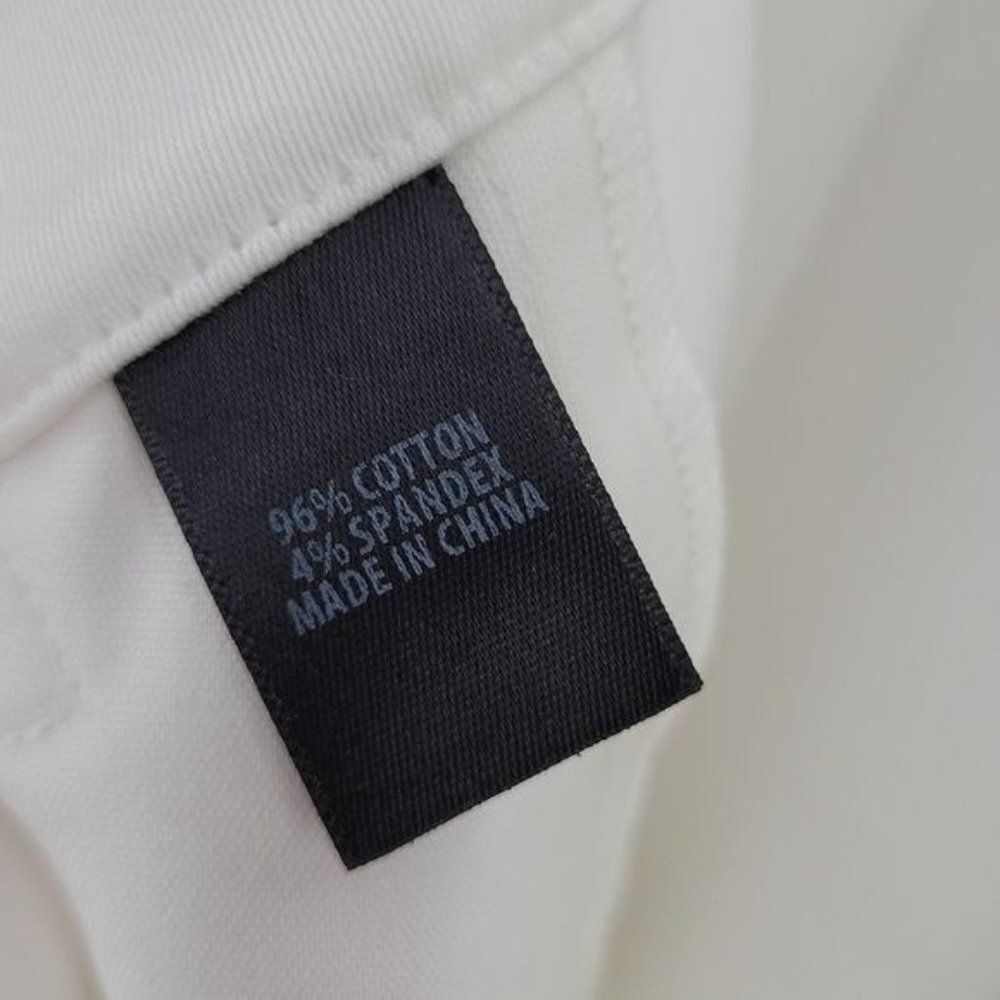 ST. JOHN White Trousers Pants Size 6 - Picture 9 of 9